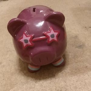 A rockstar piggy bank